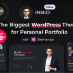 InBio v3.0.1 Stylish Personal PortfolioCV WordPress Theme for Professionals