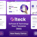 Iteck Theme v1.1.4 Software & Technology WordPress Theme for Your Website