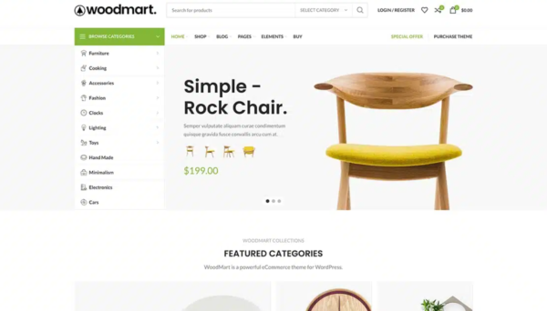 WoodMart Theme 8.0.3 for WordPress | Free Powerful eCommerce Solution - WP Application